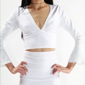 Paloma White Crop Top